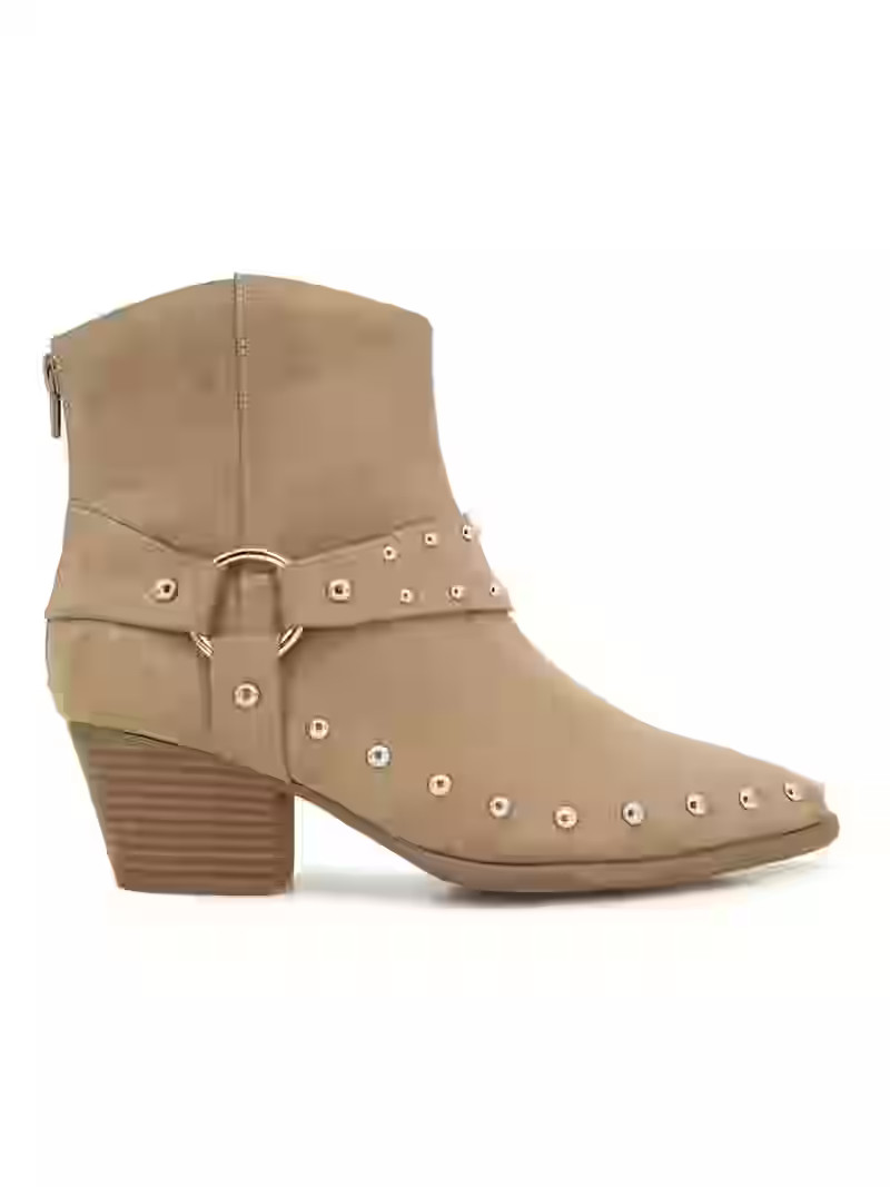 Portland Boot Company Arizona Western Studded Bootie - Walmart.com | Walmart (US)