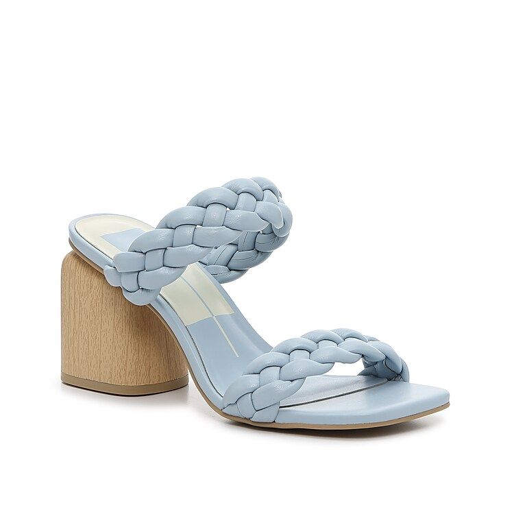 Dolce Vita Natie Sandal | Women's | Light blue | Size 10 | Heels | Sandals | Block | Slide | DSW