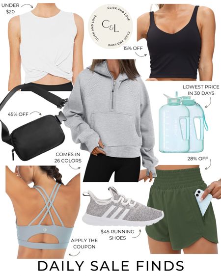 Fashion sale finds 🖤 this belt bag is a perfect look for less! Comes in several colors!

Workout clothes, sports bra, workout outfit, belt bag, Fanny pack, sweatshirt, pullover, water bottle, gym essentials, workout, sneakers, tennis shoes, athletic shorts, outfit, fashion finds, Amazon, Amazon fashion, Amazon finds, Amazon must haves, Amazon sale, sale finds, sale alert, sale #amazon #amazonfashion

#LTKFitness #LTKsalealert #LTKstyletip