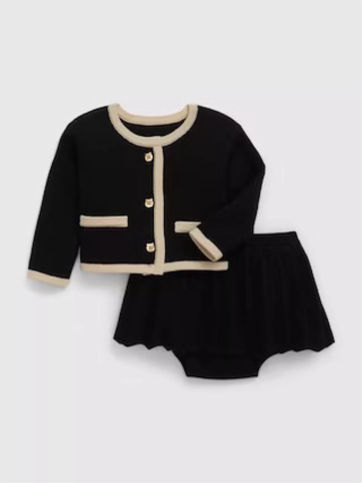 Baby Cardigan Outfit Set