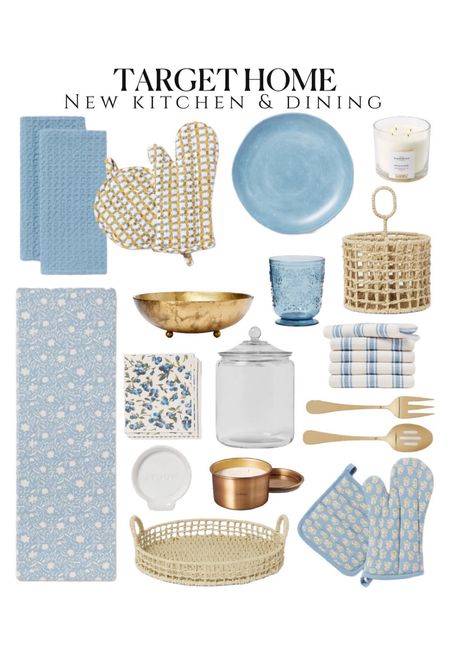 Spring decor, new arrivals from Target, blue and white kitchen accessories threshold studio McGee home decor 

#LTKhome #LTKunder50 #LTKsalealert