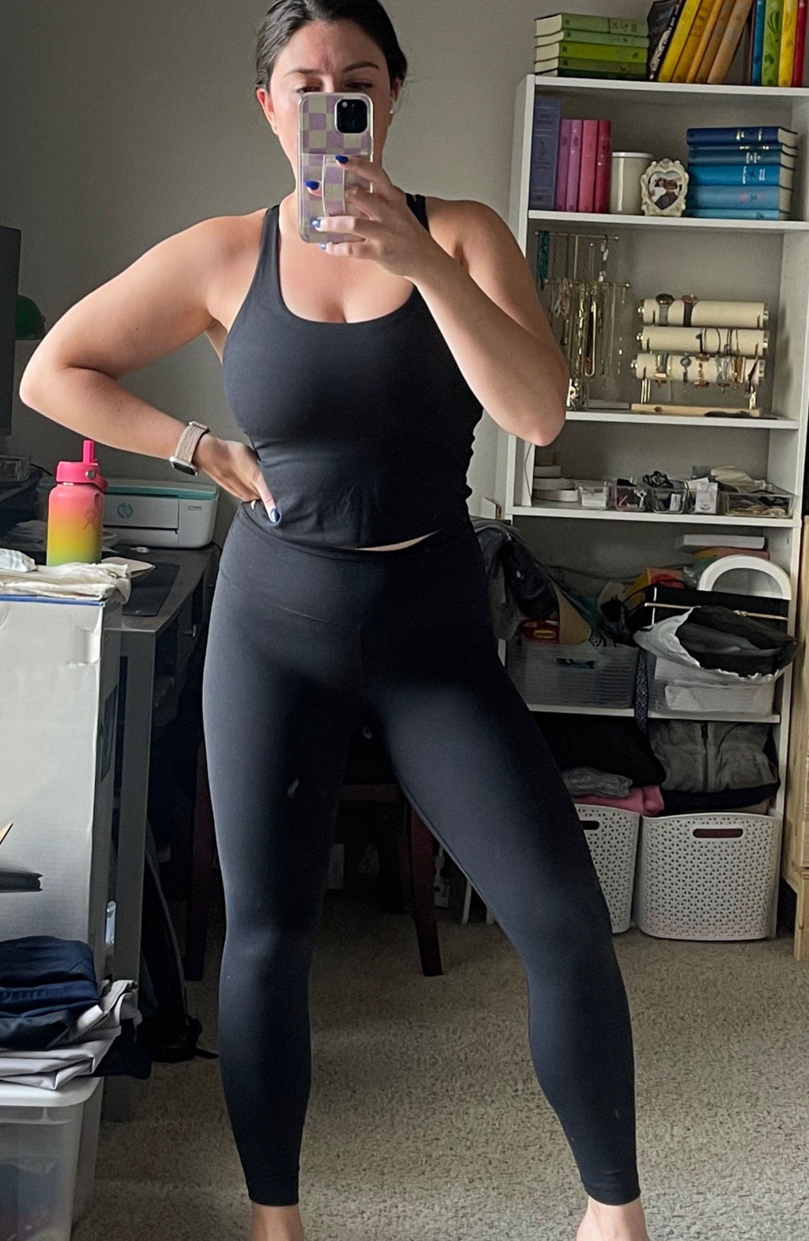 Pilates outfit featuring my new favorite workout wear brand from Amazon!! Everything is so comfy, cute, smoothing, and affordable! I’m hooked!! 

Sizes:
Top: M
Leggings: S 

#LTKFind #LTKunder50 #LTKFitness