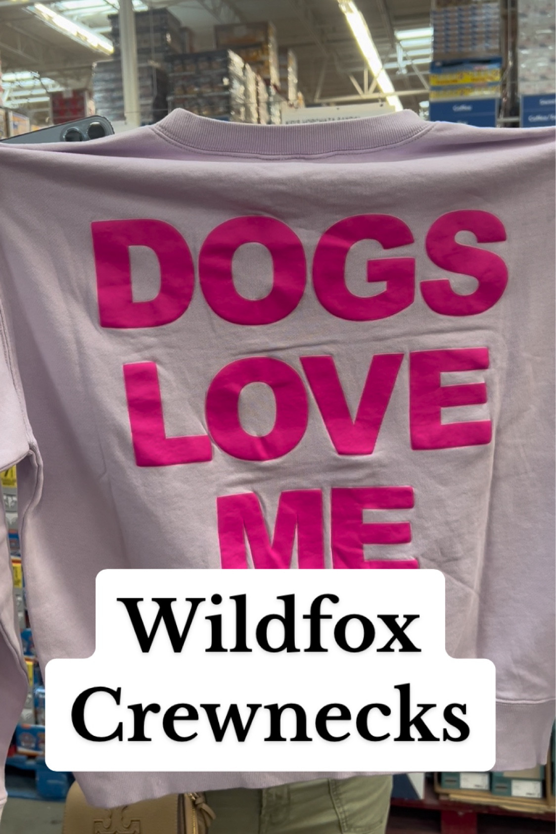The best part is that they’re only $16.98! #samsclub #samsclubfinds #samsclubbing #crewneck 