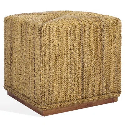 Donnabella Woven Abaca Ottoman | Wayfair North America