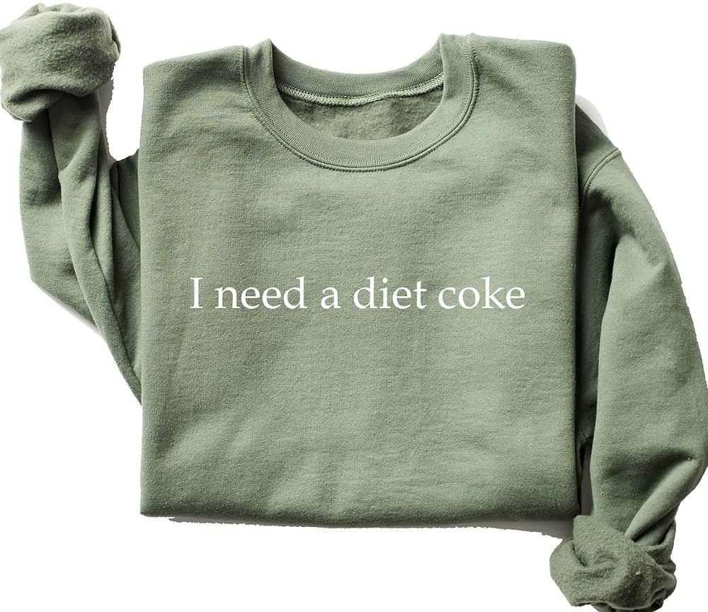 I Need A Coke Sweatshirt, Coke Bottles, Gift for Coke Lover, Soda Crewneck, Funny Gift Sweater So... | Amazon (US)