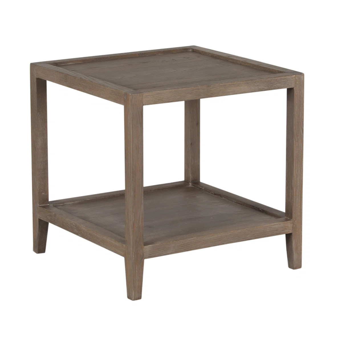 Chaidez Solid White Oak Wood End Table, Brown | Wayfair North America