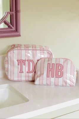 Clear Coated Pouch - Appliqué | Sprinkled With Pink