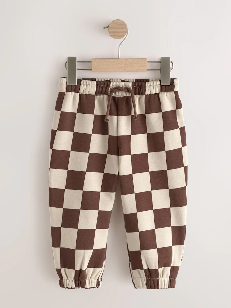 Chocolate Brown Single Wide Leg Jersey Joggers (3mths-7yrs) | Next US