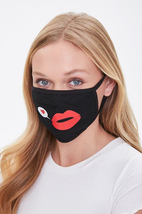 Lip Graphic Face Mask | Forever 21 (US)