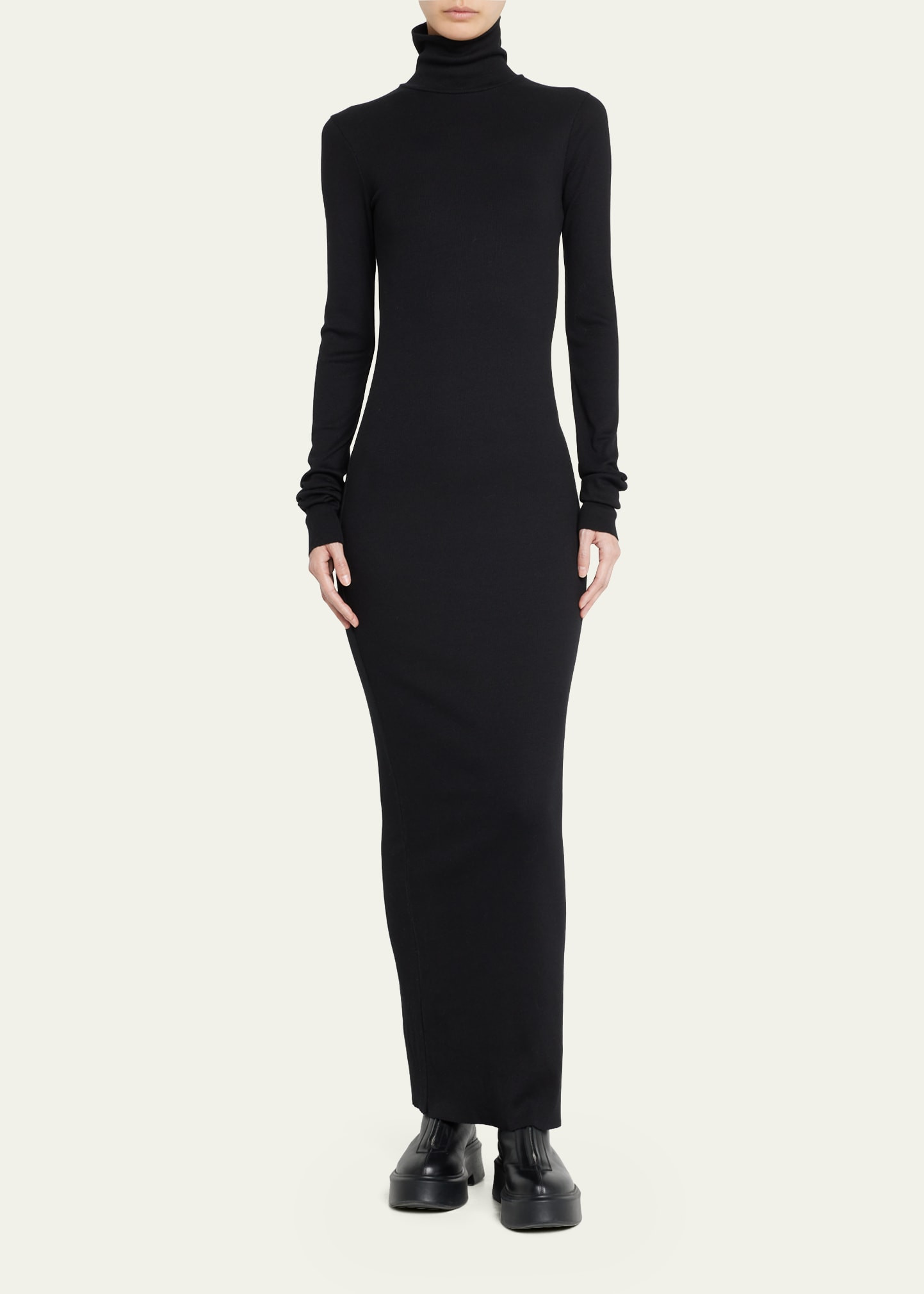 Long-Sleeve Turtleneck Maxi Dress | Bergdorf Goodman