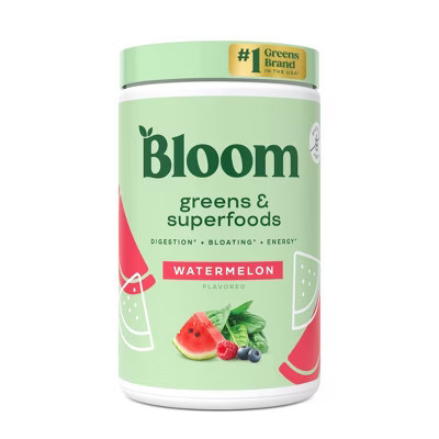 BLOOM NUTRITION Greens and Superfoods Powder - Watermelon - 5oz/25 Servings | Target
