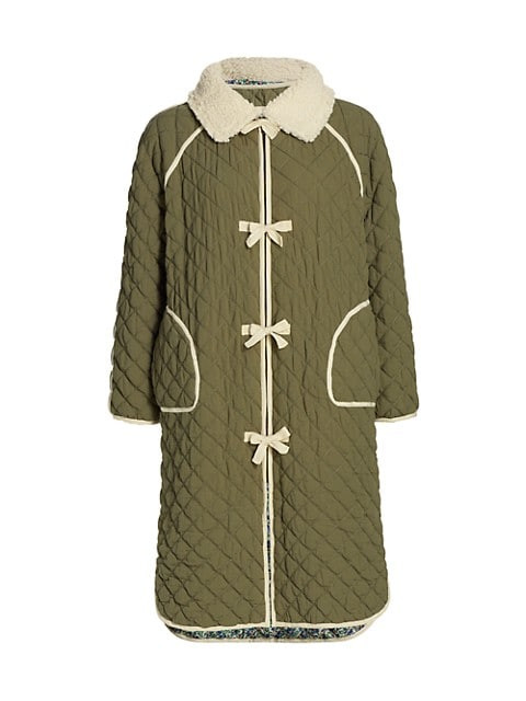 Reversible Quilted Long Jacket | Saks Fifth Avenue