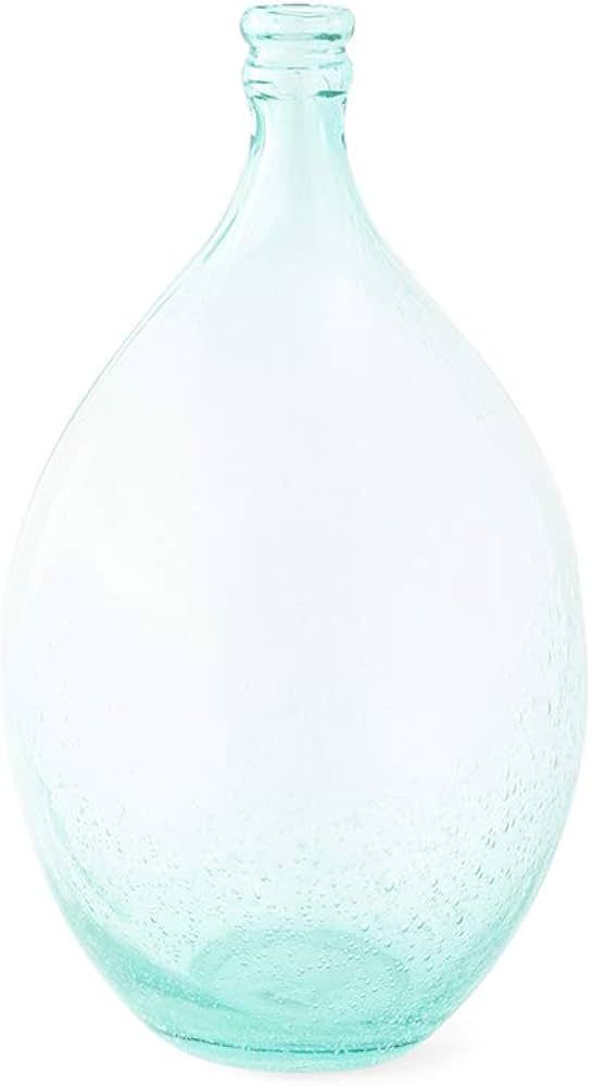 IMAX 63023 Amadour Bubble Glass Bottle, Medium,Blue | Amazon (US)