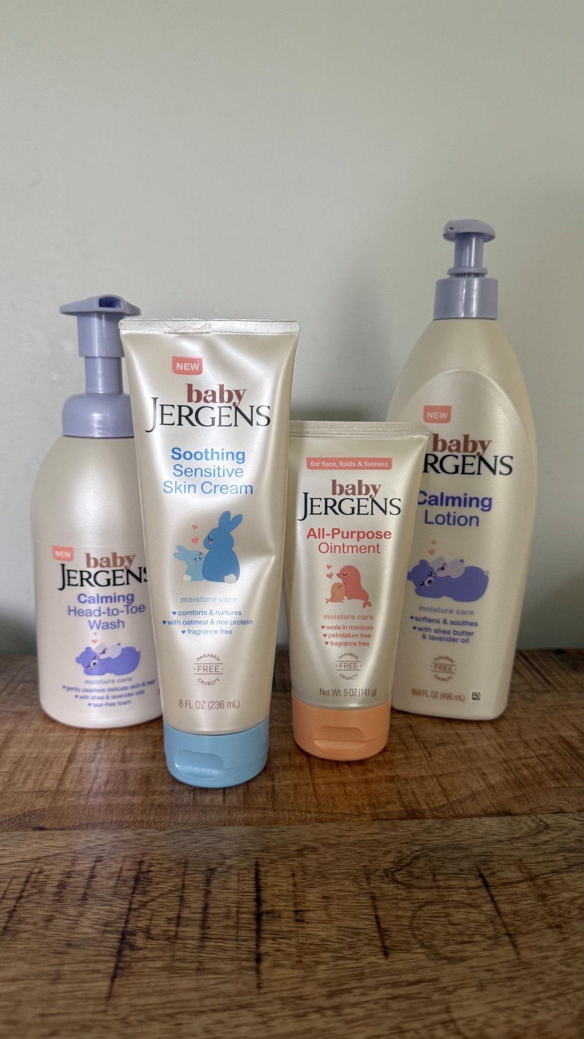 Baby jergens is in our nightly routine! Great for the kids and a queue to them. It’s time for a bedtime! The ointment has also really helped Max with his dry skin. #babyjergens #babyjergenspartner