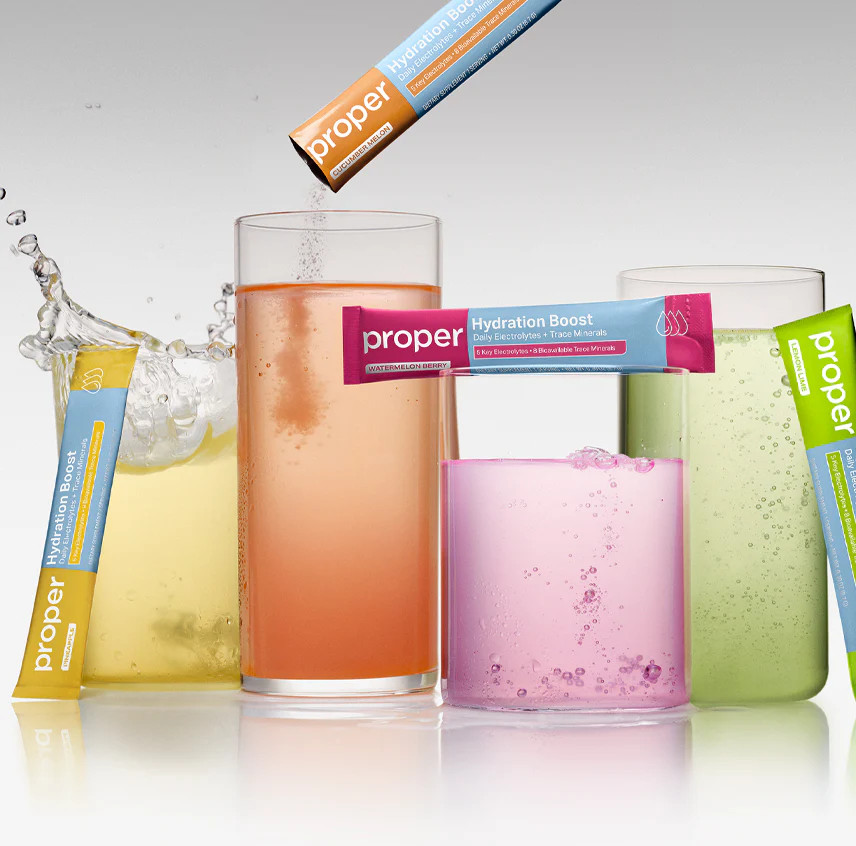The electrolytes you want. The minerals you need. Rapid hydration without the bloat. | Proper Health
