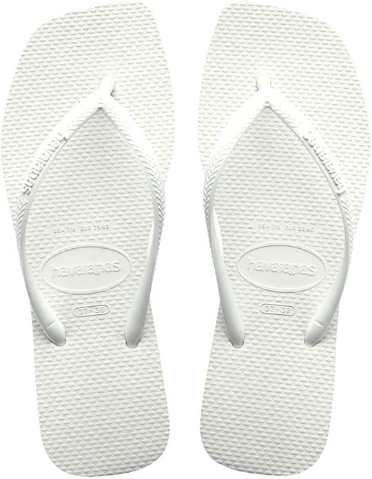 Havaianas Women's Slim Square Solid Flip Flops | Amazon (US)