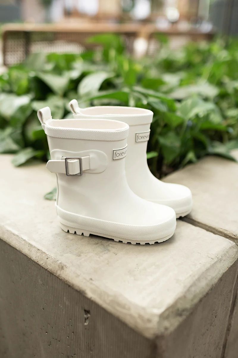 Rain Boots - Cloud White | Forever French