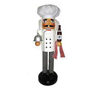 14"" Chef Nutcracker by Santa's Workshop | QVC