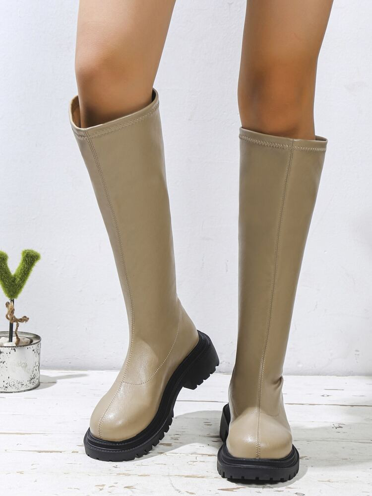 Zip Back Combat Boots | SHEIN