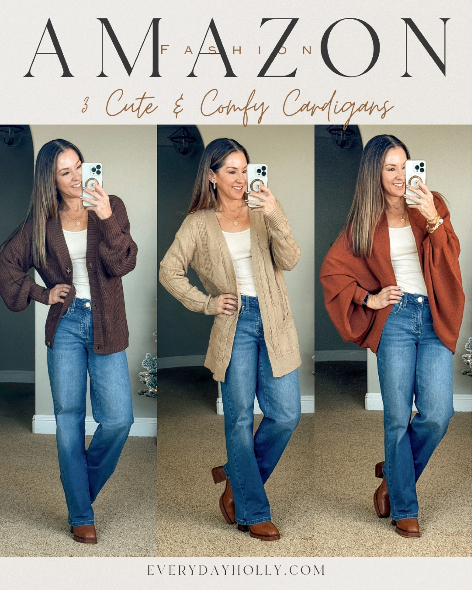 💥sale alert on everything!! Cute cardigans perfect for layering for fall, winter, spring, summer. all size small. My favorite Amazon tanks size XS. boyfriend cardigan, cable knit cardigan, oversized cardigan, batwing cardigan.
My fave new boots are only $20 and my jeans are a size 0 short and 30% off! These are my favorite jeans of the season! They are from Maurices and they are so insanely comfortable!

#LTKstyletip #LTKsalealert #LTKfindsunder50
