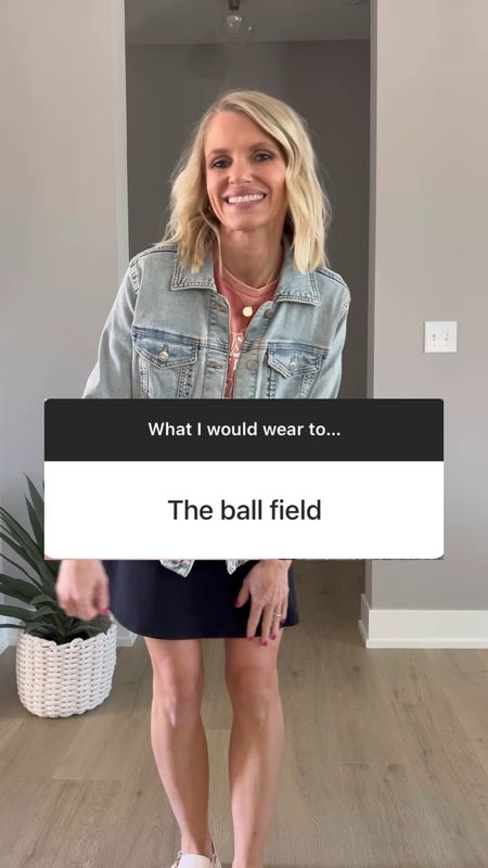 What I would wear to the ball field! Here are some summer outfits that I have been wearing to the baseball. 
Outfit 1: jacket- small || skort- xs || t-shirt- xs || sandals- 7
Outfit 2: athletic dress- xs || shirt- xs || shoes- 7
Outfit 3: shorts- 0 || t-shirt- xs || jacket- old, linked similar 

#LTKstyletip #LTKSeasonal #LTKfindsunder100