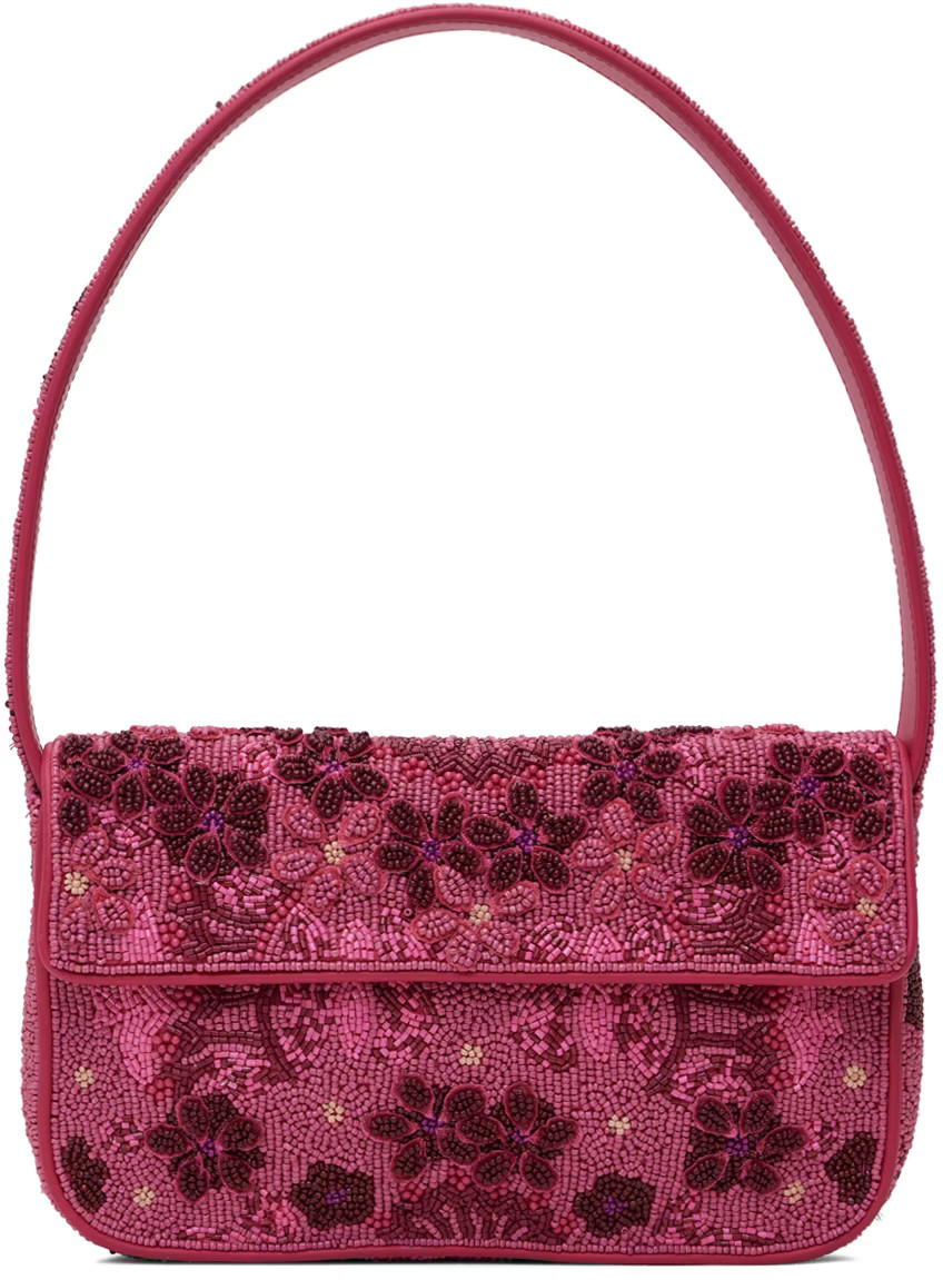 Pink Tommy Beaded Bag | SSENSE