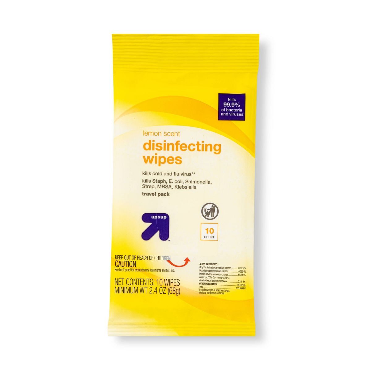 Lemon Disinfecting Wipes - 10ct - up & up™ | Target