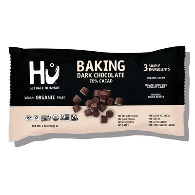 Hu Baking 65% Cacao Dark Chocolate Baking Chips - 9oz | Target