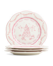 4pk Christmas Salad Plates | Kitchen & Dining Room | Marshalls | Marshalls