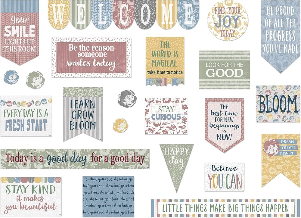 Teacher Created Resources Classroom Cottage Mini Bulletin Board (TCR7174) | Amazon (US)