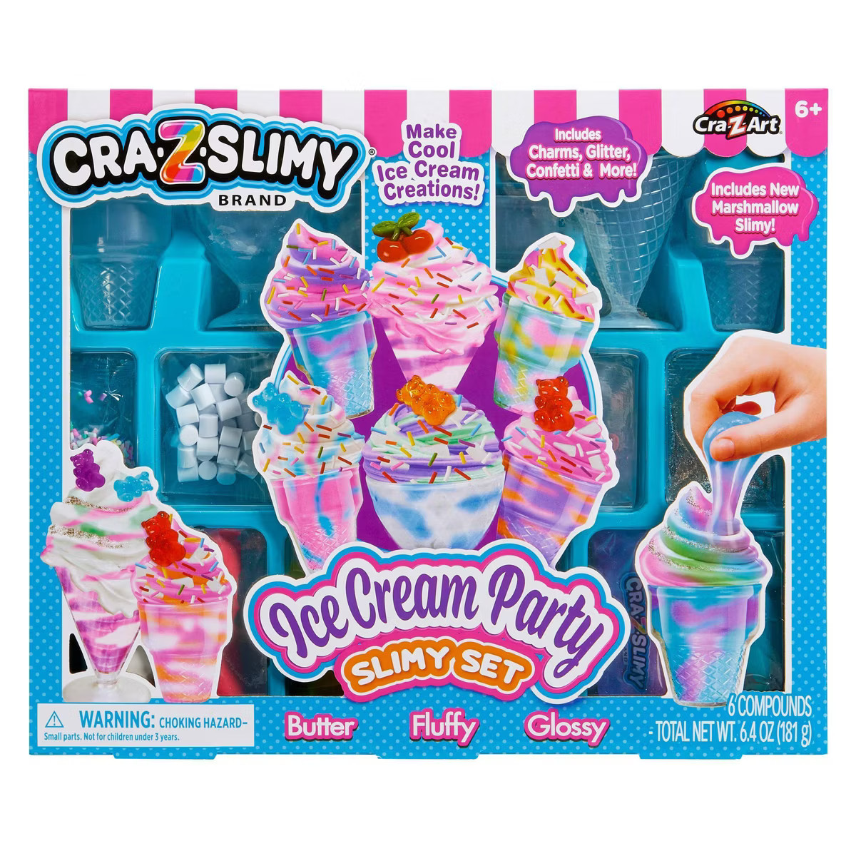 Cra-Z-Slimy Ice Cream Party Slimy Set | Target