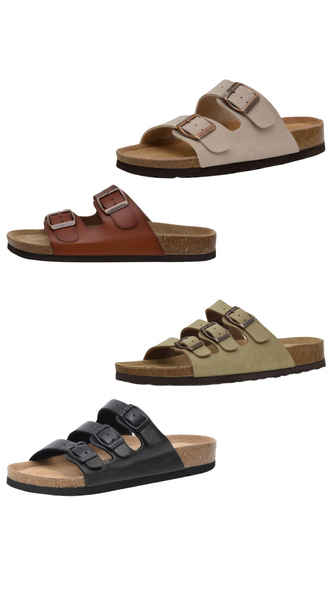 Best selling look for less faux leather two strap and three strap sandals. I always go up 1/2 in sandals. Quality is 10/10!

#LTKswim #LTKfindsunder50 #LTKSeasonal