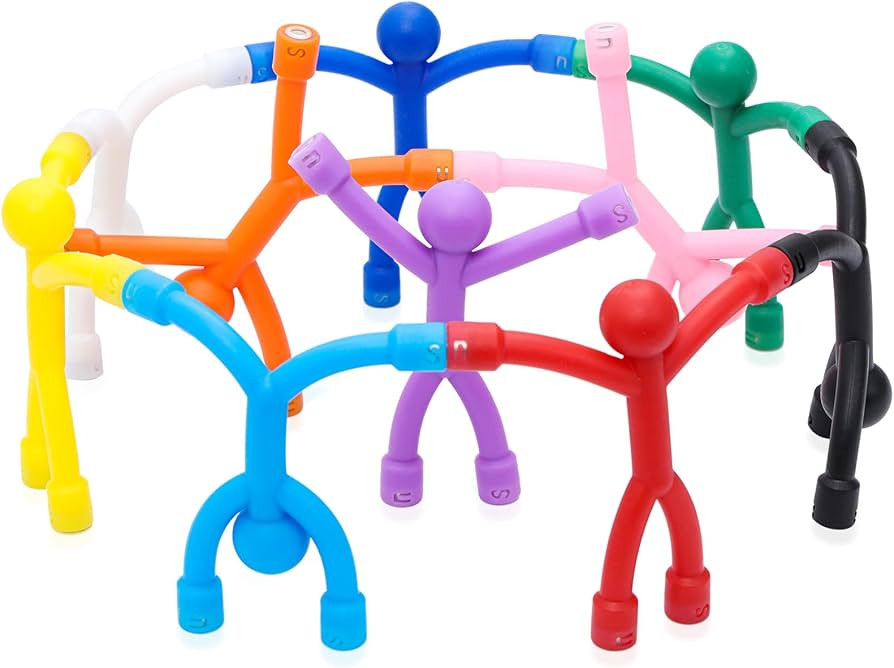 Valentines Day Gift for Kids, 10Pcs Magnetic Travel Toys, Magnets Men for Kids, Cute Magnetic Peo... | Amazon (US)