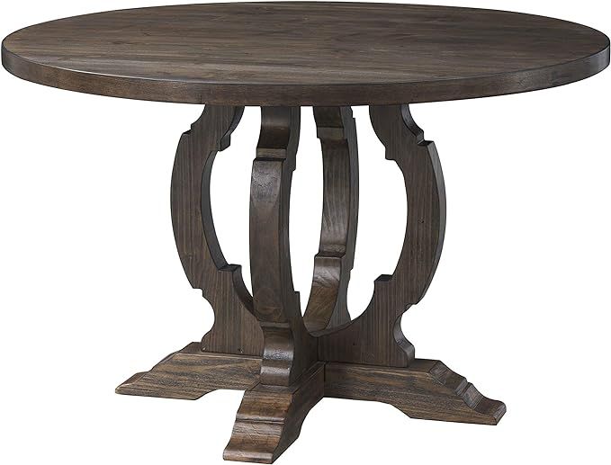 Treasure Trove Orchard Park Round Dining Table Brown | Amazon (US)