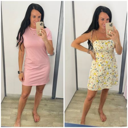 Old Navy 50% off dresses sale! Just in time for Easter 😍

I’m in my normal size S in both dresses. The pink one fits pretty tight- consider sizing up if you want a looser fit. I would get a M. The floral dress has adjustable tie straps and fits so nicely (no stretch)! Both come in more colors on the site!

• Old Navy • Spring dress • Easter • Easter dress • Spring outfit • Vacation wear • Resort dress • Long dress • #ltkfind
