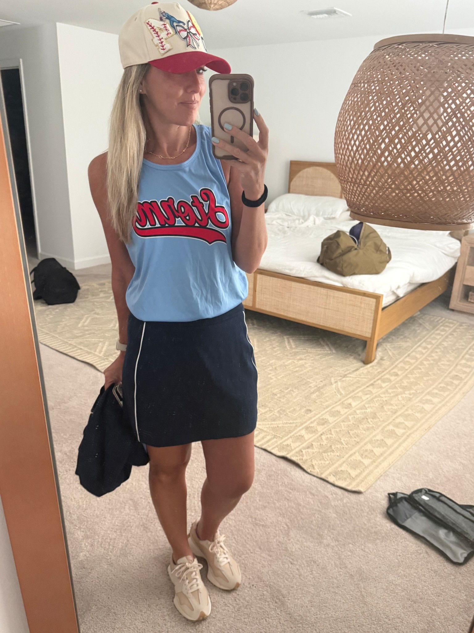 Baseball weekend in Bradenton! One win, one tie, one loss. Not too shabby boys! We even got to watch the Vikes win before today’s game. ⚾️🧢🏈 My Spanx skirt and top (held in hand) are on sale at Evereve. Linked below.



#LTKSaleAlert #LTKOver40 #LTKActive