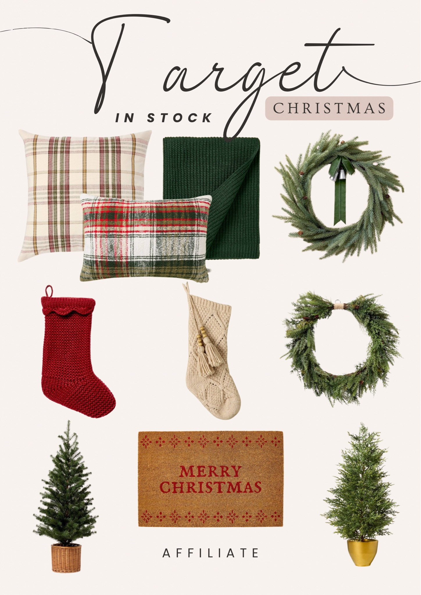 Sharing some Target Christmas items that are in stock from the Hearth & Hand and Studio McGee collections! 

#LTKSeasonal #LTKHome #LTKHoliday