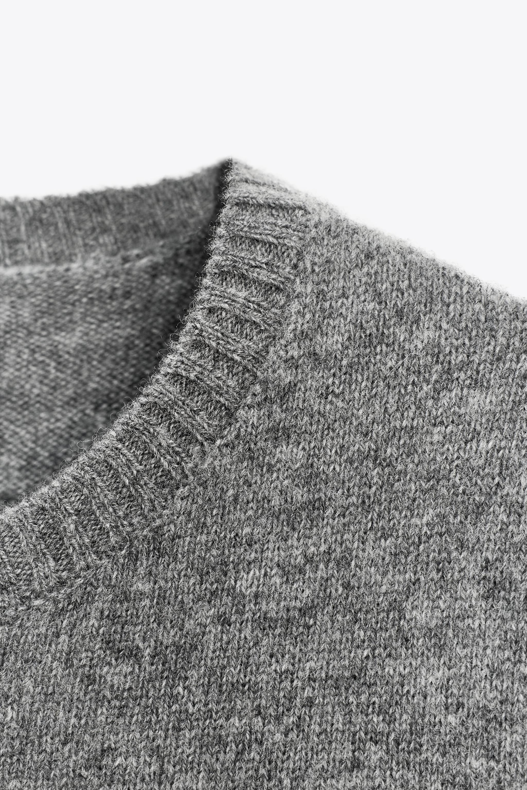 100% WOOL SHORT SLEEVE JUMPER | Zara UK