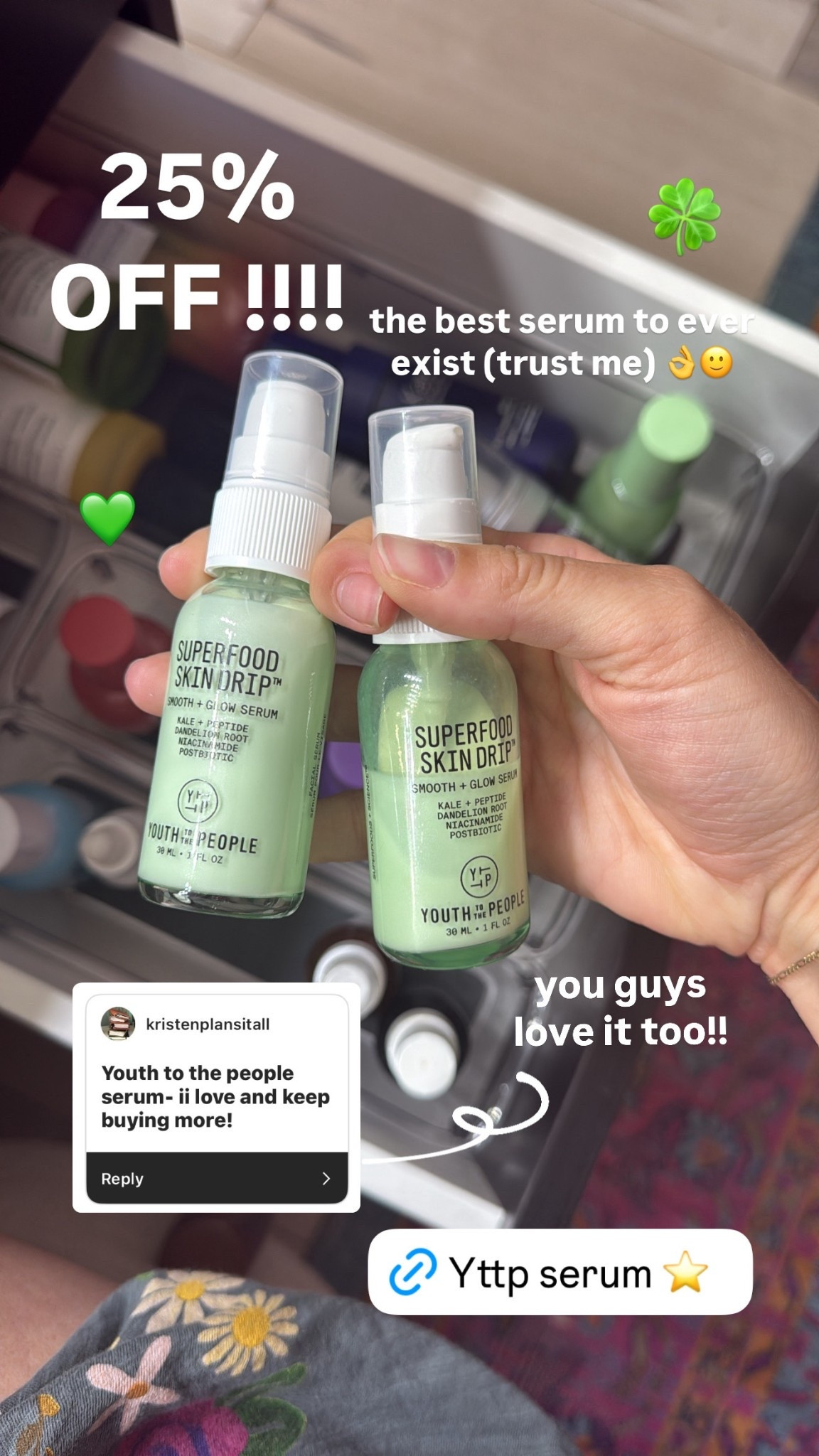 my all time favorite skin serum from youth to the people is currently 25% off for Amazon Prime Day!! made with clean and natural ingredients 🌿

#LTKFindsUnder50 #LTKSaleAlert #LTKBeauty