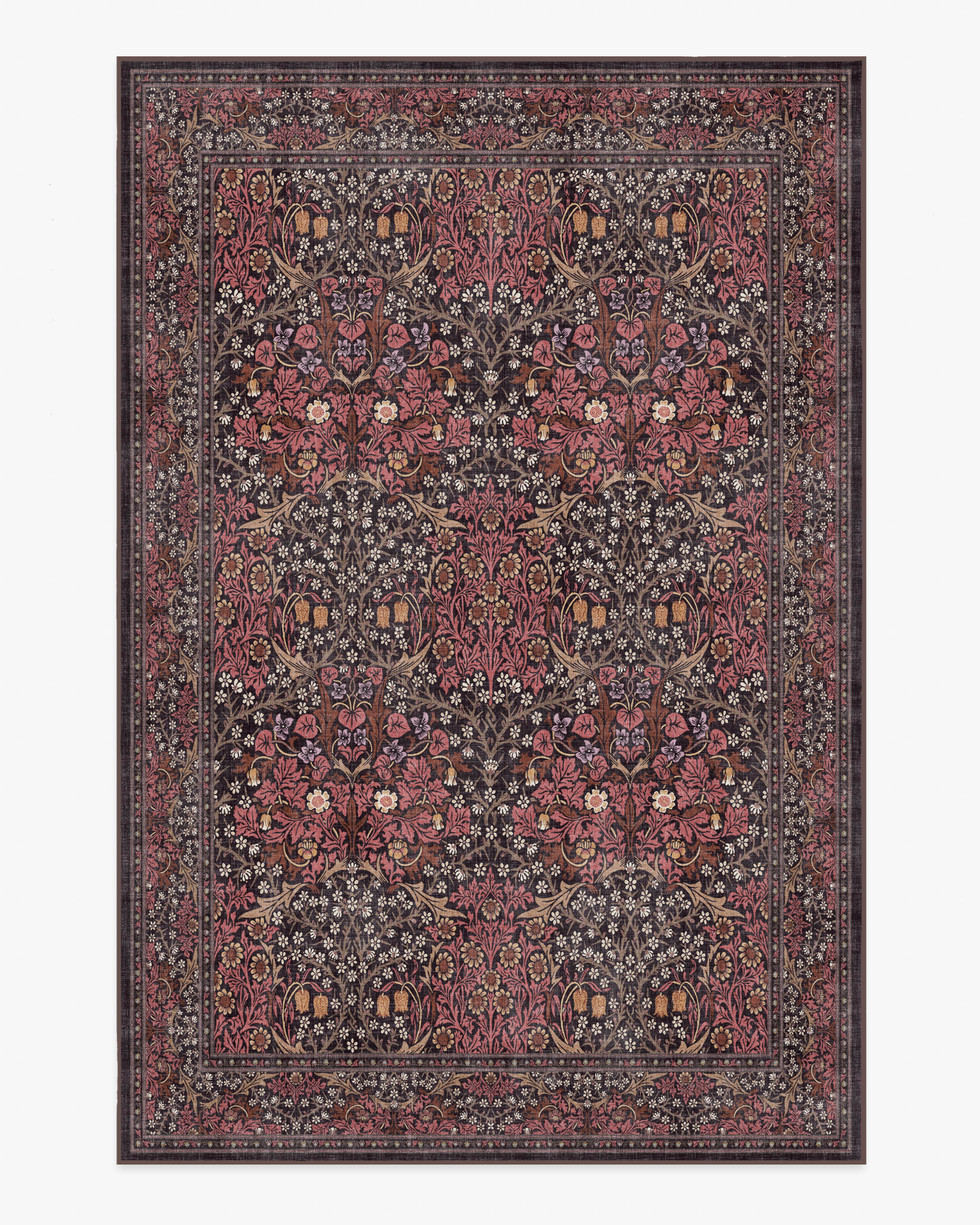 Blackthorn Amber Red Rug | Ruggable