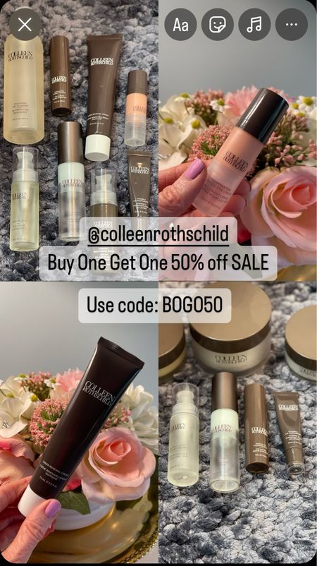 Colleen Rothschild
My favorite skincare brand is having a sale!
Buy one, Get one 50% off!
Use code BOGO50

#LTKOver40 #LTKBeauty #LTKSaleAlert