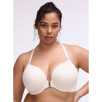 Perfect T-Shirt Front-Close Bra in White | Torrid (US & Canada)
