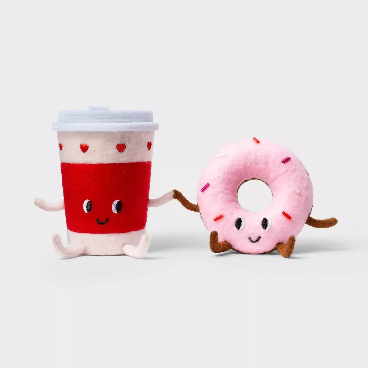 Valentine Fabric Figural Duo Coffee & Donut - Spritz™ | Target