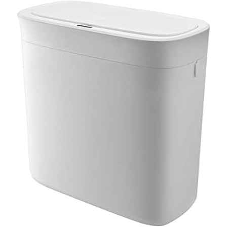 GOLDCHAMP Inductive Trash Can，14 Liter/3.7 Gallon Durable Automatic Sensor Touchless Waste Bin with  | Amazon (US)