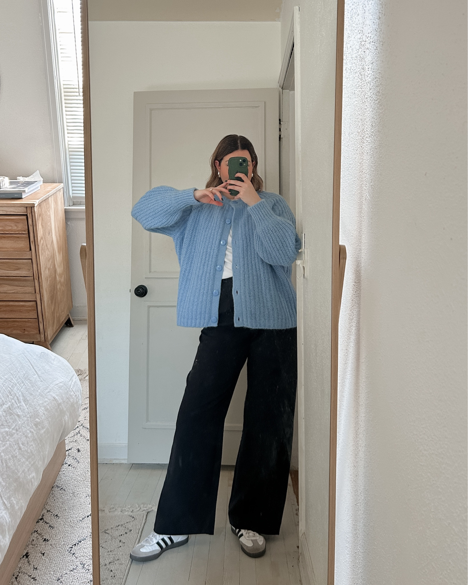 Recent casual mom outfit! Sezane sweater is bit itchy so I also linked a few of my other fav cardigans for spring! 

#LTKfindsunder100 #LTKstyletip #LTKworkwear
