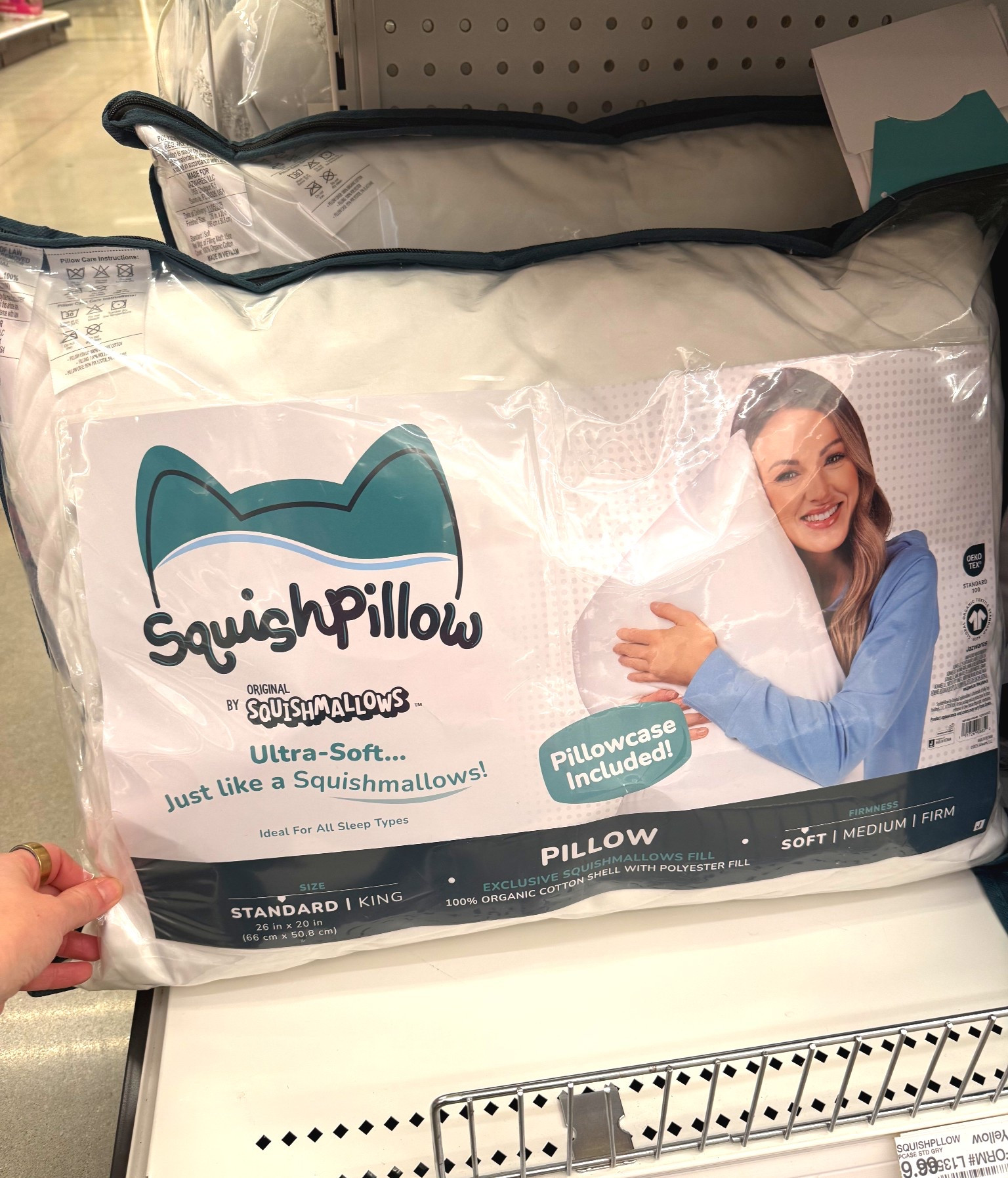 Did you know squishmallows came out with their own pillows!??? They feel amazing. They come in soft, medium, and firm. I’m getting soft 🤪 they feel identical to the stuffed animals! So comfy and soft  

#LTKHome #LTKFindsUnder50 #LTKU