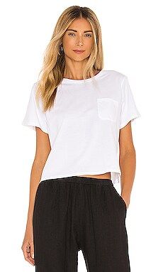 Richer Poorer Boxy Crop Tee in White from Revolve.com | Revolve Clothing (Global)