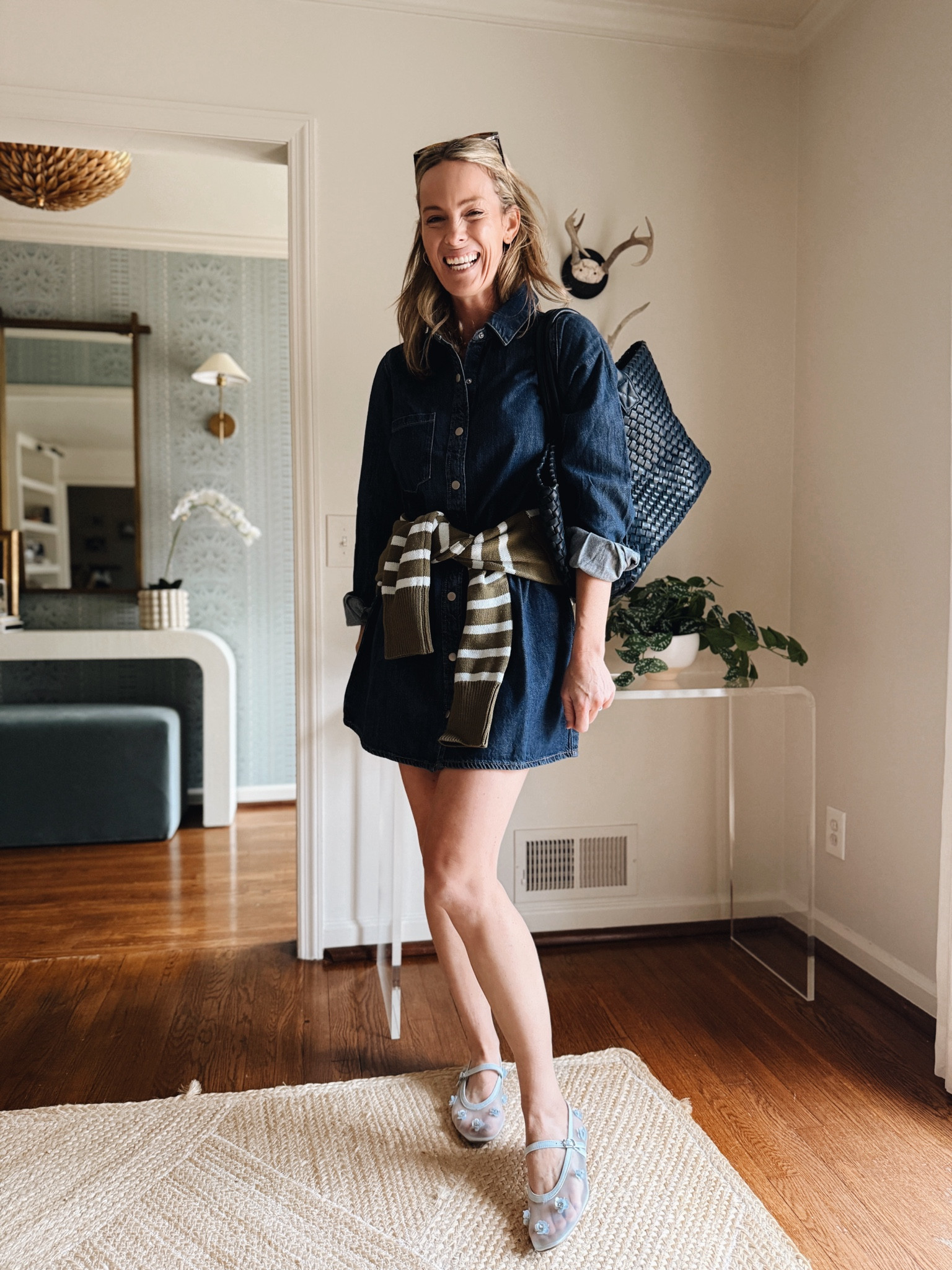 How I will style the Amazon LaLigne sweater 🩵💚 size small dress and size medium sweater! Shoes are 🫶🏻🫶🏻🫶🏻

#LTKStyleTip #LTKFindsUnder50