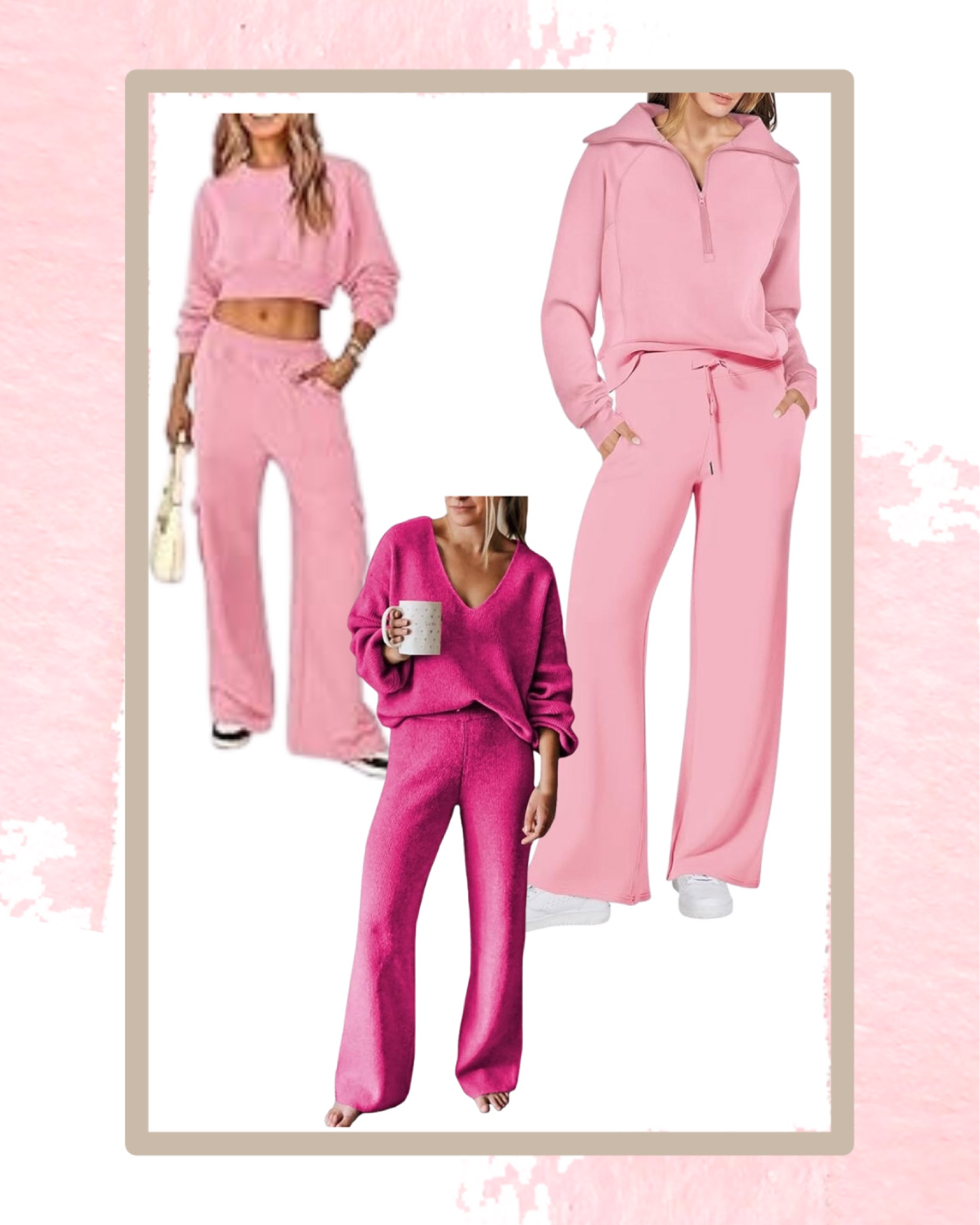 Pink matching sets , fall outfit sets 

#LTKstyletip #LTKfindsunder100 #LTKSeasonal