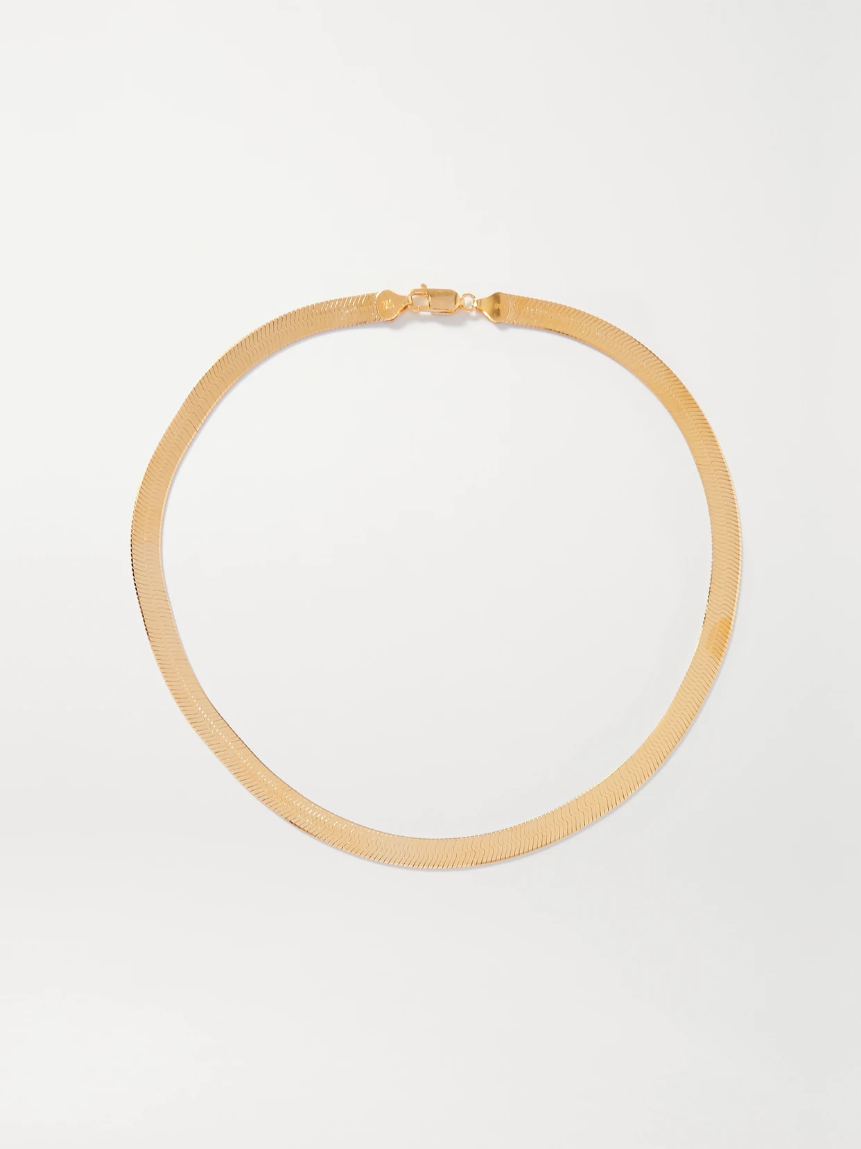 Loren Stewart - + Net Sustain Herringbone Xl Recycled Gold Vermeil Necklace - One size | NET-A-PORTER (US)